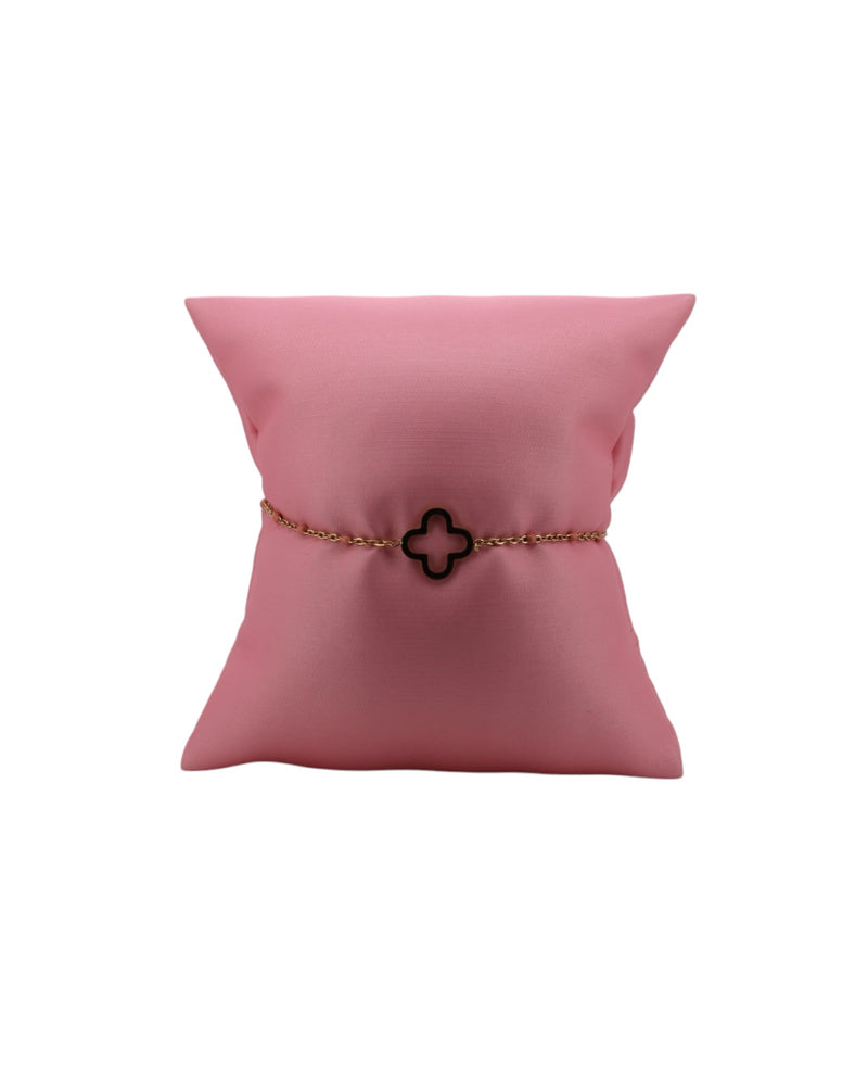 Hellrosa CLOVER-Armband