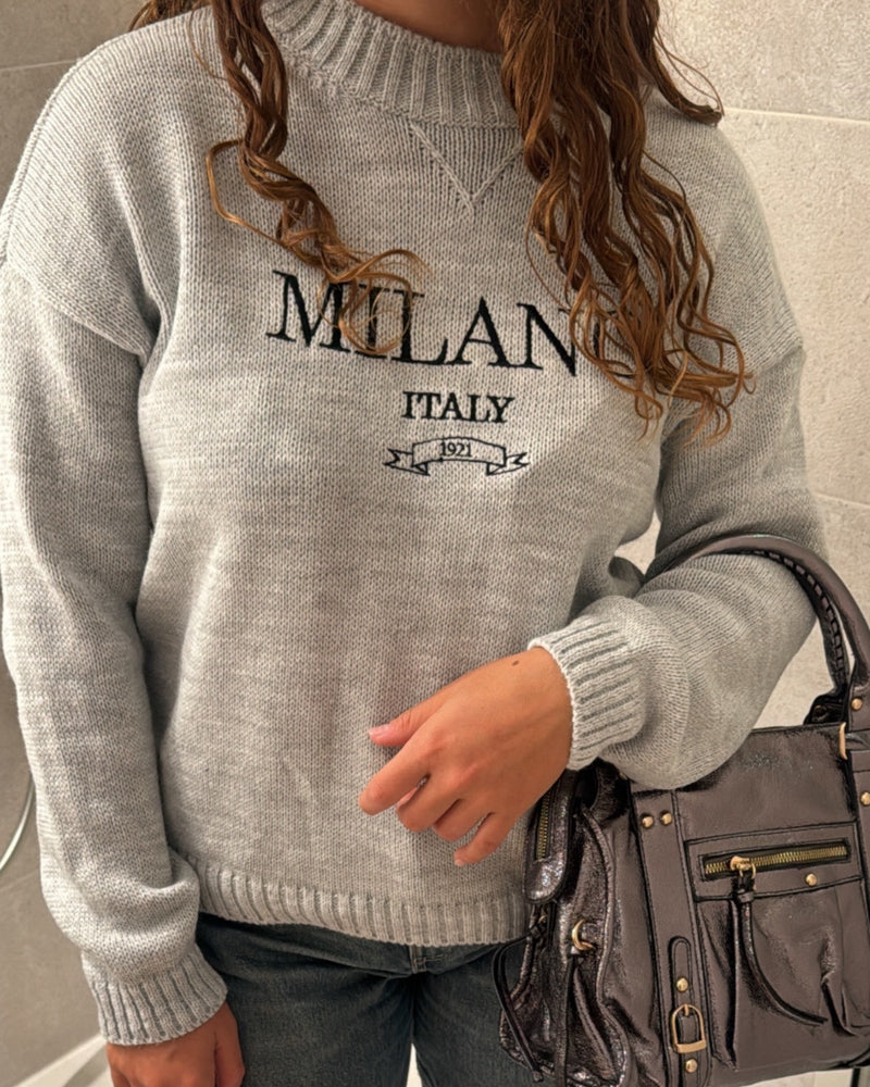 Pull Milano Gris